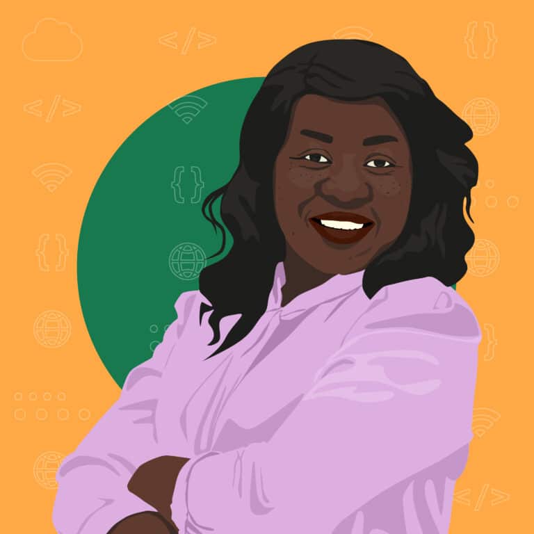 Portrait illustré de Barbara Birungi Mutabazi