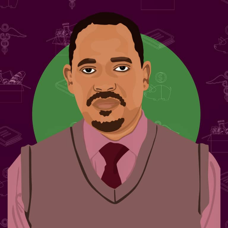 Portrait illustré d'Emery Emerimana