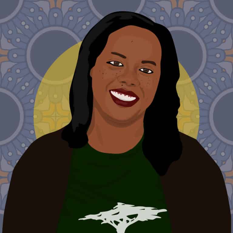 Portrait illustré d'Isabelle Kamariza