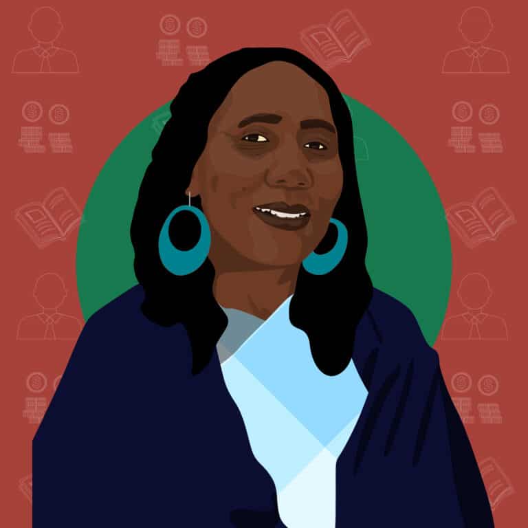 Portrait illustré de Maanda Ngoitiko