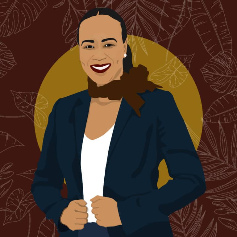Portrait illustré de Teresa Njoroge