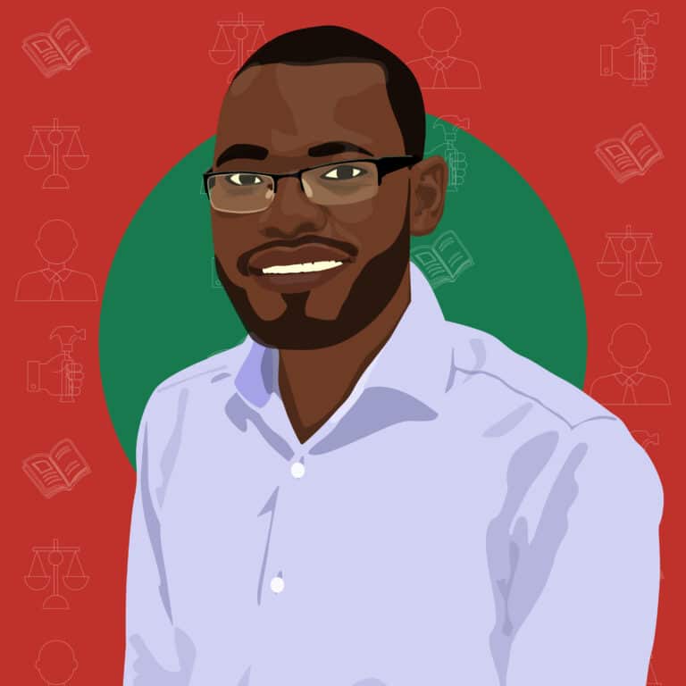 Portrait illustré de Willie Mpasuka