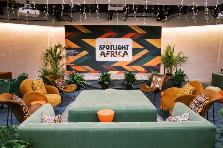 A decorated room