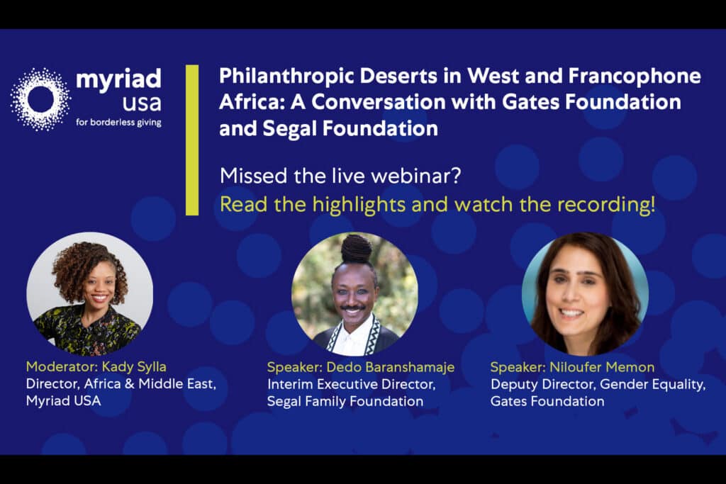 Myriad webinar